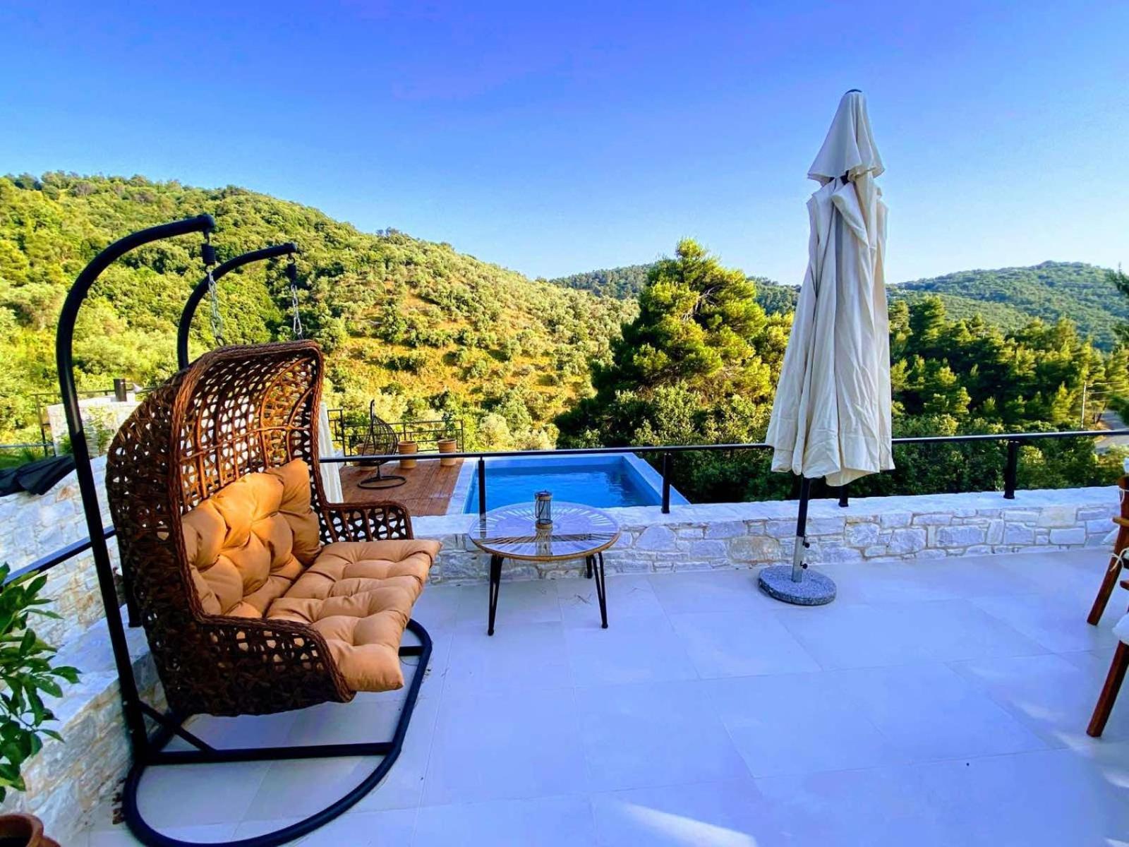 Allure Luxury Villas 3&4 Serenity Retreat Moni Evaggelistrias Exterior foto