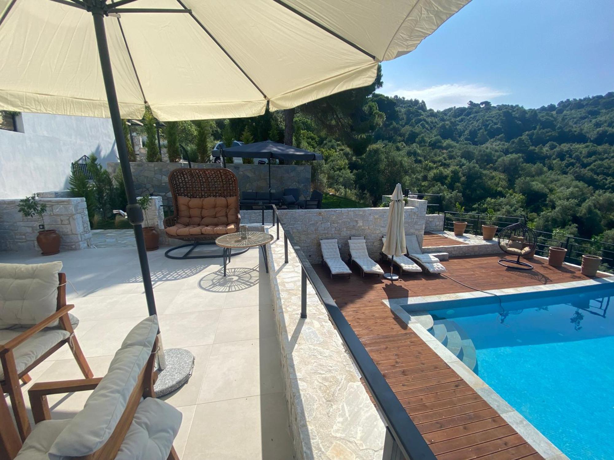 Allure Luxury Villas 3&4 Serenity Retreat Moni Evaggelistrias Exterior foto