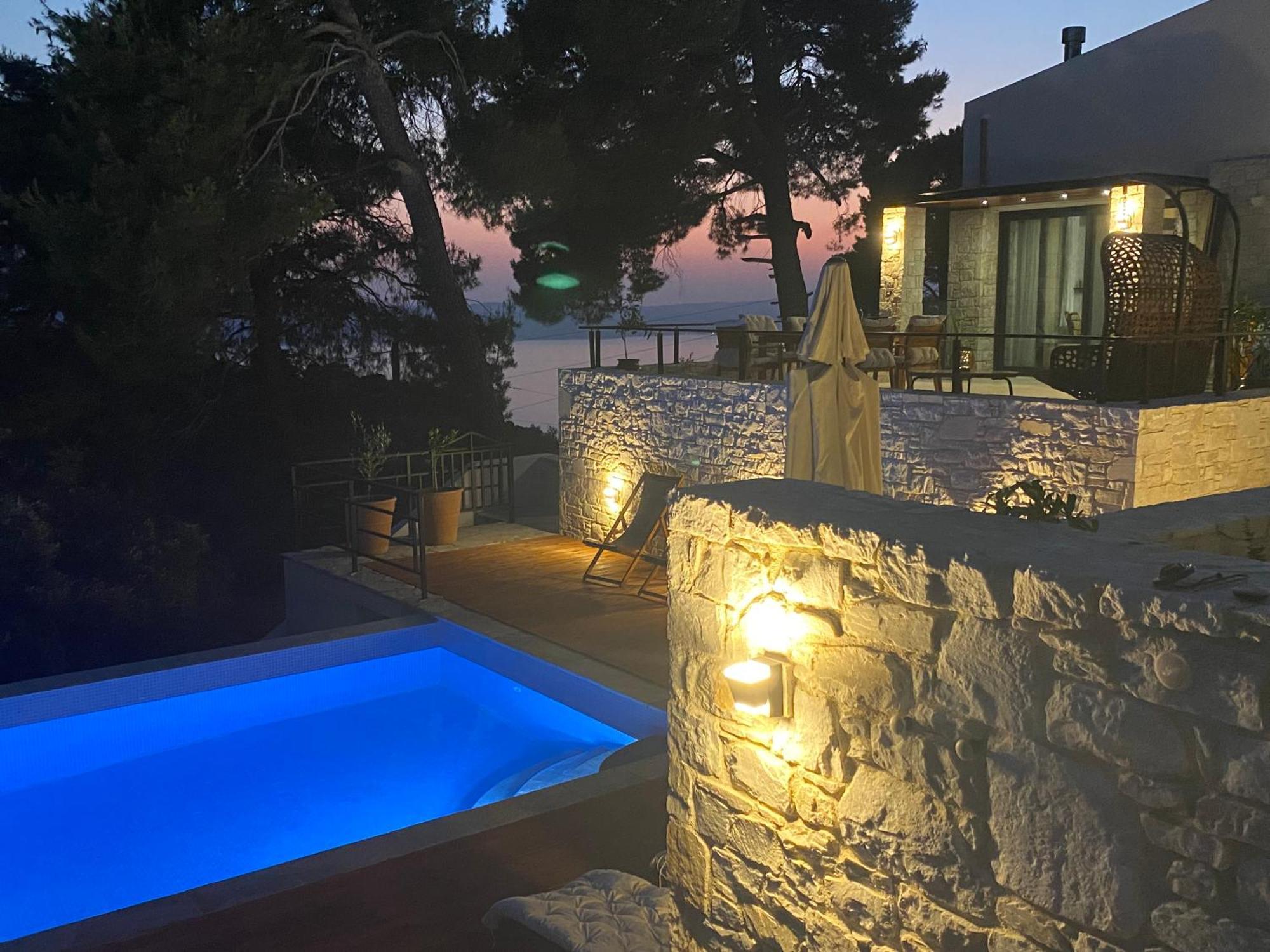 Allure Luxury Villas 3&4 Serenity Retreat Moni Evaggelistrias Exterior foto